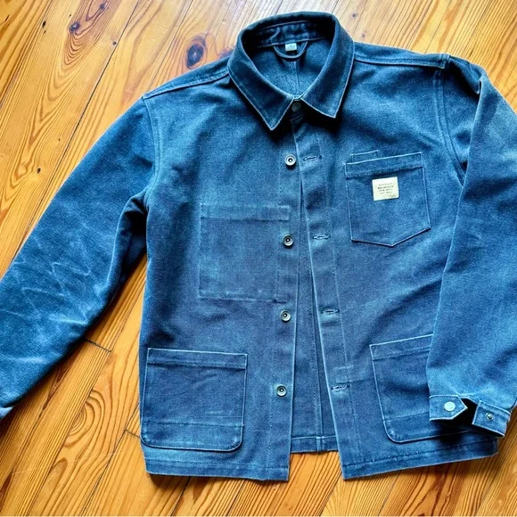 Bradley Mountain Edison Chore Coat Size Men’s Medium - Stone Washed Black - Picture 6 of 14